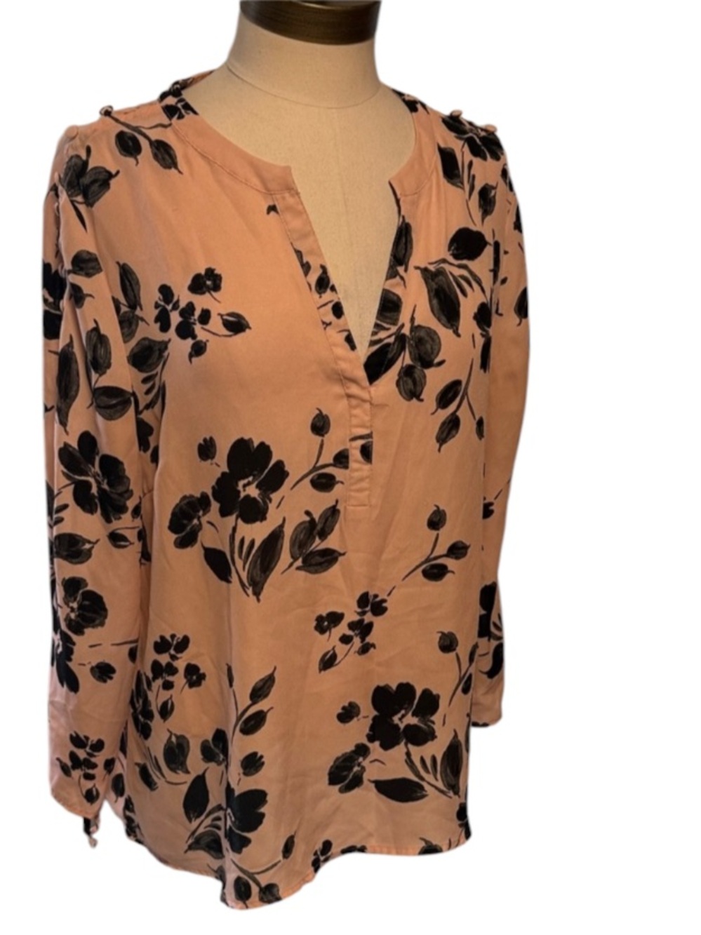 Zac & Rachel Pink and Black Floral Blouse size XL in excellent condition
136/3t - Picture 3 of 16